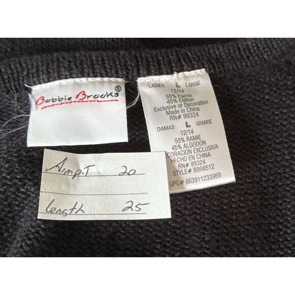 Brooks Brothers Women Ugly Christmas Sweater Vest Sz Large Holiday Snowman Tree - Picture 2 of 10